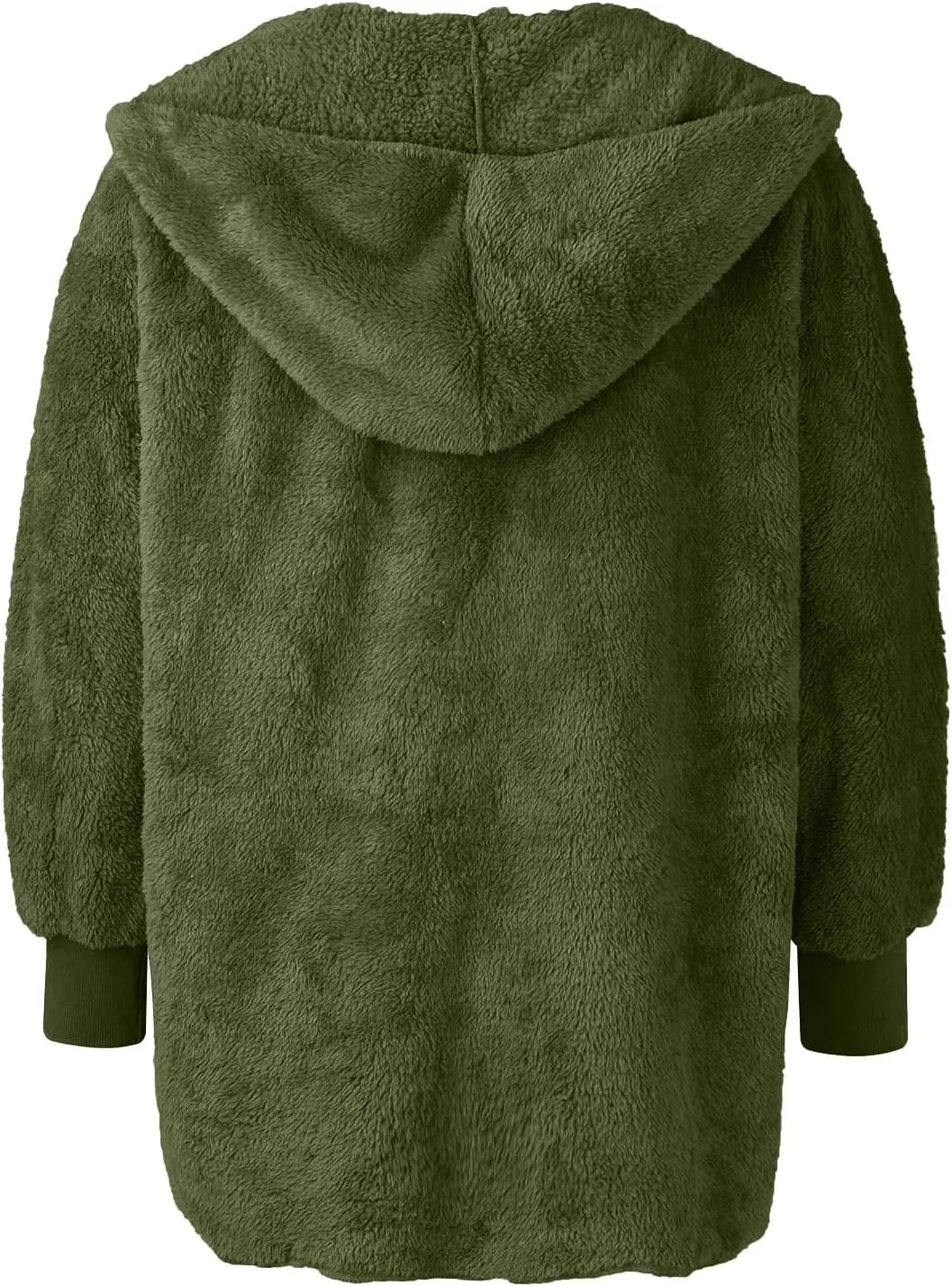 lcyhony Sherpa Fleece Jacket Women Oversized Trendy Lightweight Open Front Cardigans Soft Comfy Blanket Hoodie Winter Clothes