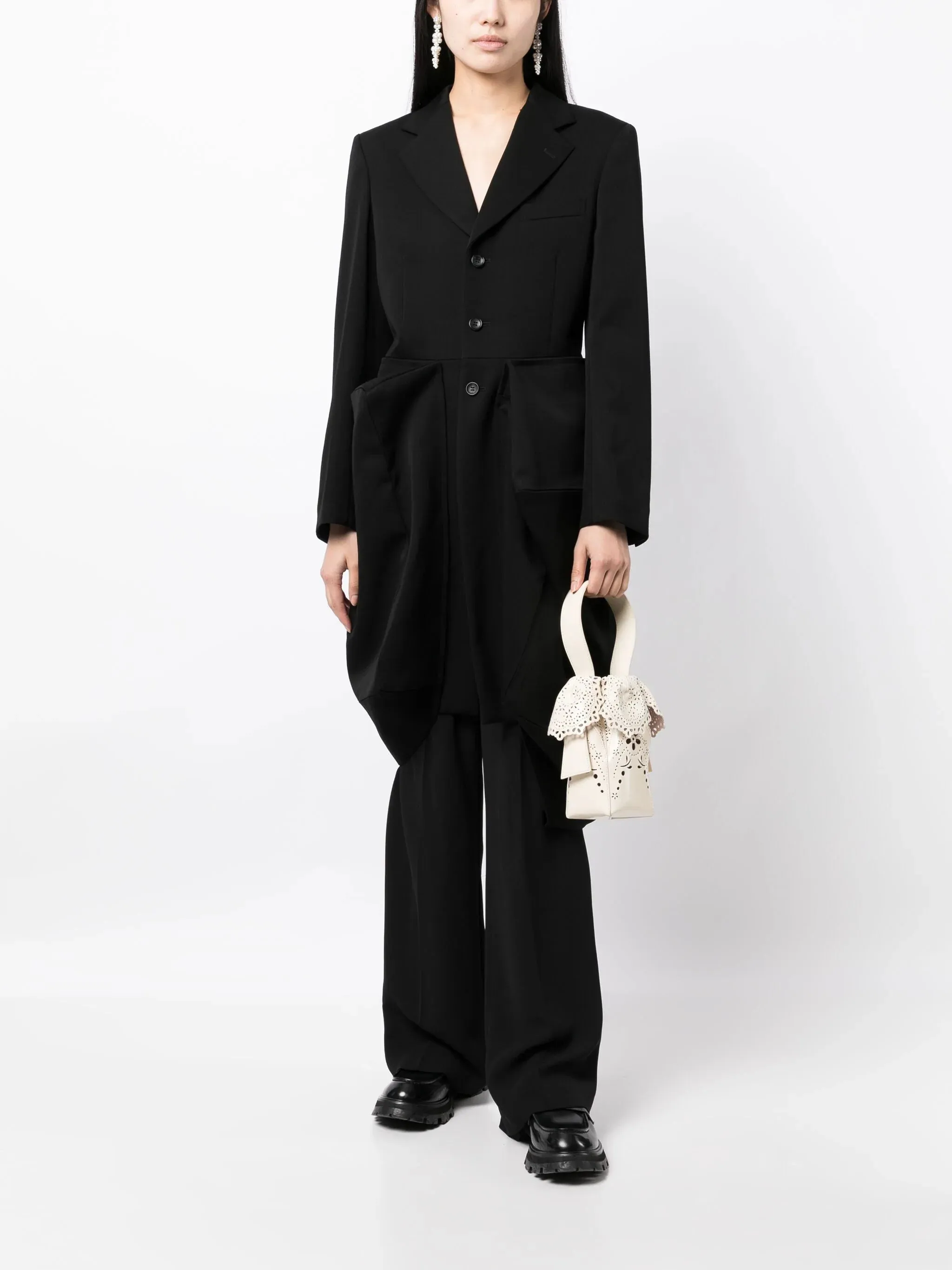 Long Crumple Jacket