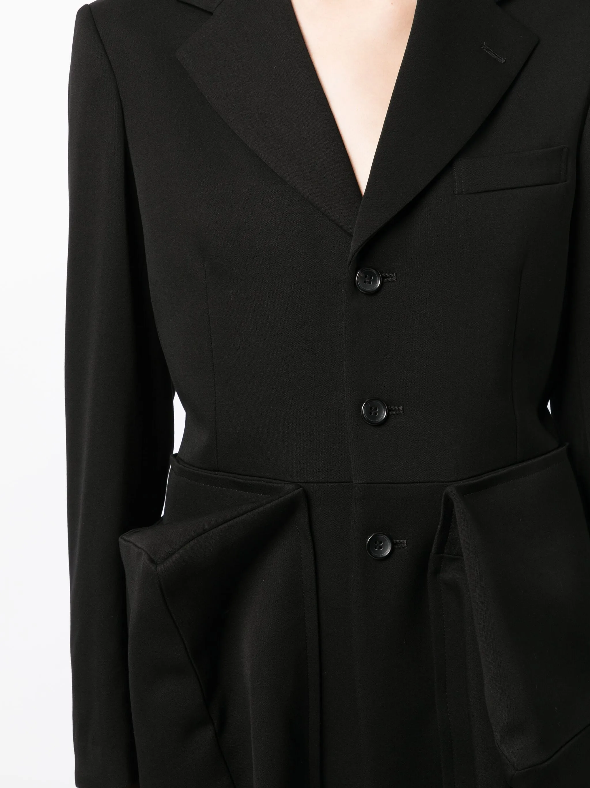 Long Crumple Jacket