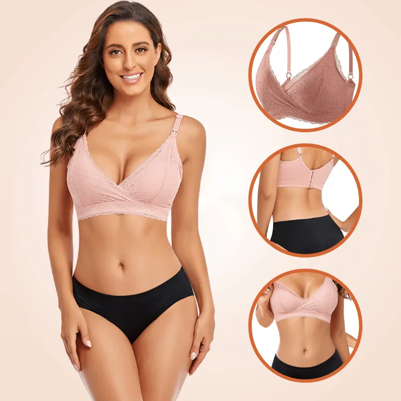 Maternity Pregnancy Summer Lace Nursing Bra