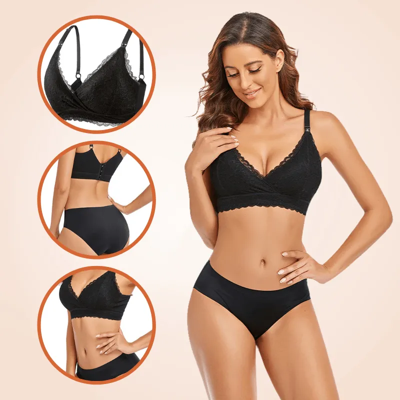 Maternity Pregnancy Summer Lace Nursing Bra