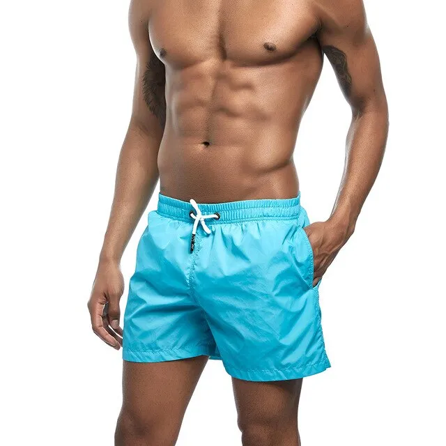 Men swimwear beach Shorts Quick Dry Surf Pocket Swimming