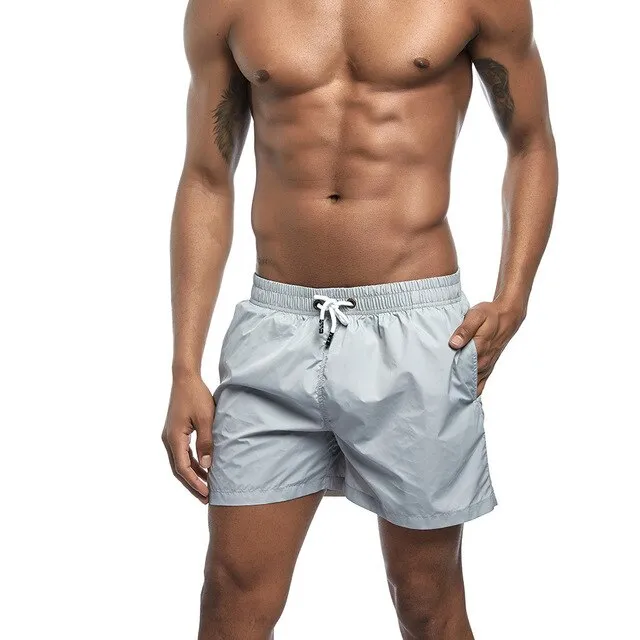 Men swimwear beach Shorts Quick Dry Surf Pocket Swimming