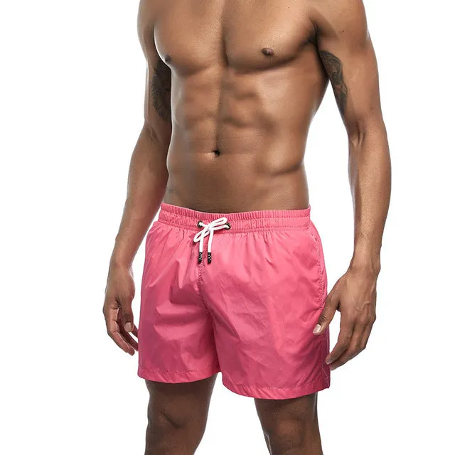Men swimwear beach Shorts Quick Dry Surf Pocket Swimming