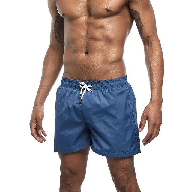 Men swimwear beach Shorts Quick Dry Surf Pocket Swimming