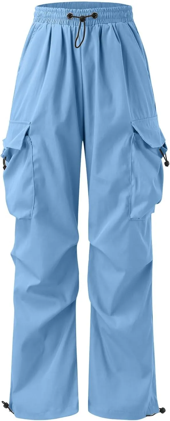 Mens Cargo Pant Casual Work Pant Elastic Waist Cotton Cargo Joggers Men with Multiple Pockets