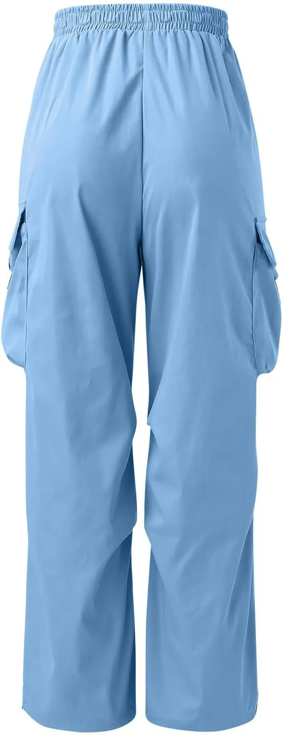 Mens Cargo Pant Casual Work Pant Elastic Waist Cotton Cargo Joggers Men with Multiple Pockets