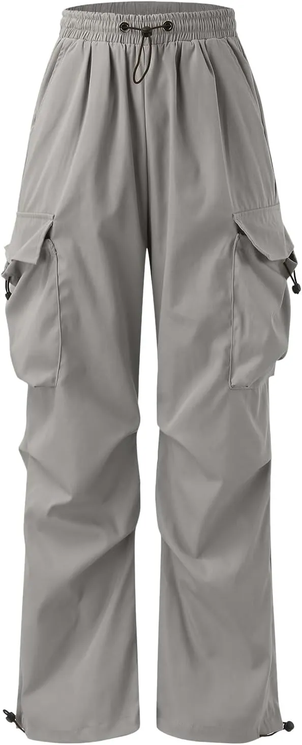 Mens Cargo Pant Casual Work Pant Elastic Waist Cotton Cargo Joggers Men with Multiple Pockets