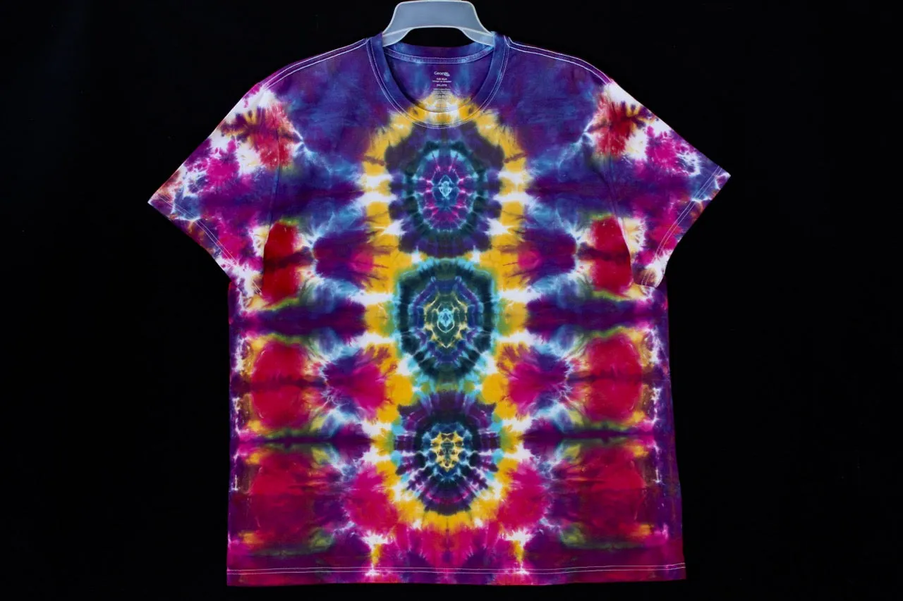 Men's reg. T shirt XXL #2521 Scarab Totem trio design $85