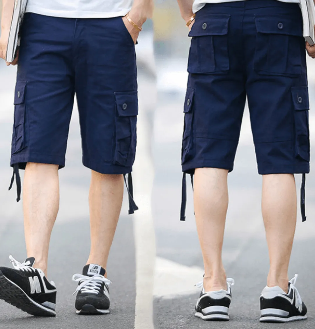 Men’s Summer Multi-Pocket Workwear Shorts – Durable & Practical