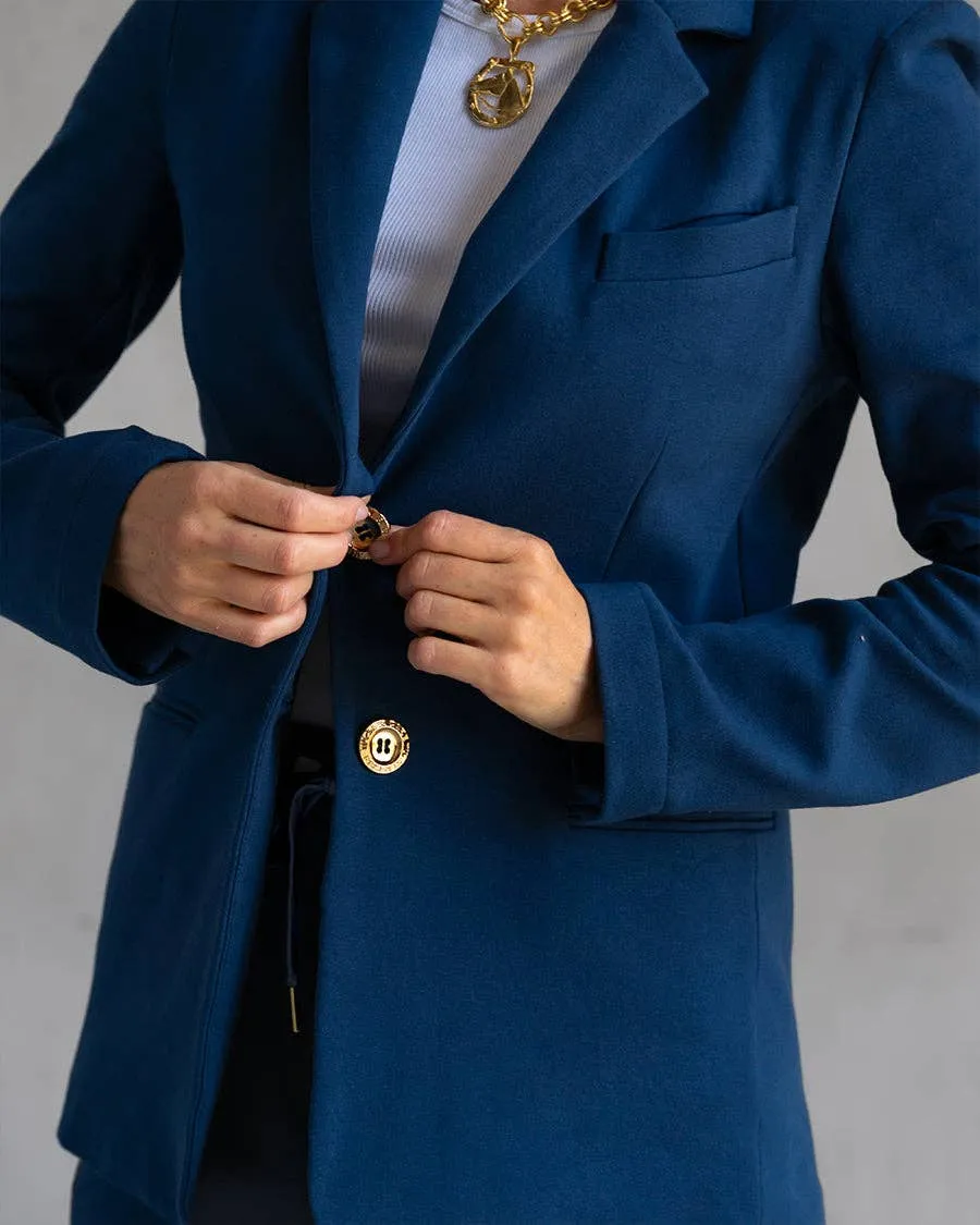 Morrison Interlock Blazer | Sailor Blue