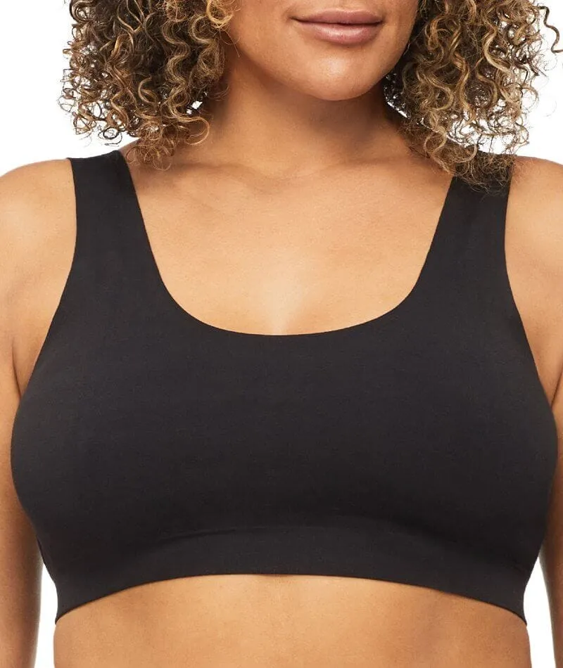 Nancy Ganz Bamboo Essentials Lined Bralette - Black