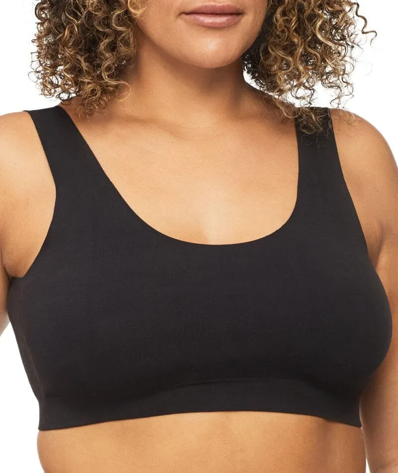 Nancy Ganz Bamboo Essentials Lined Bralette - Black