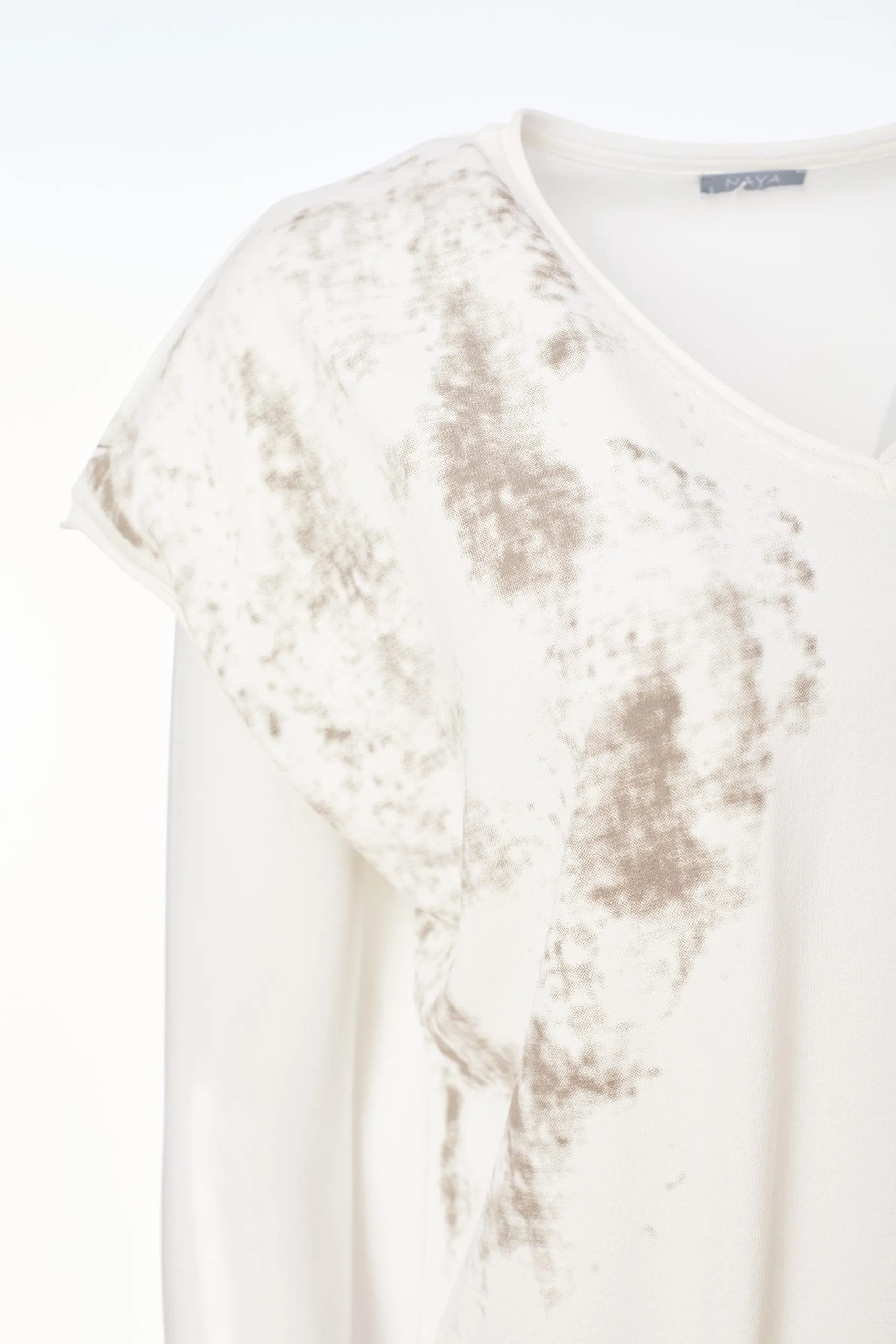 NAYA Print Shoulder Knit