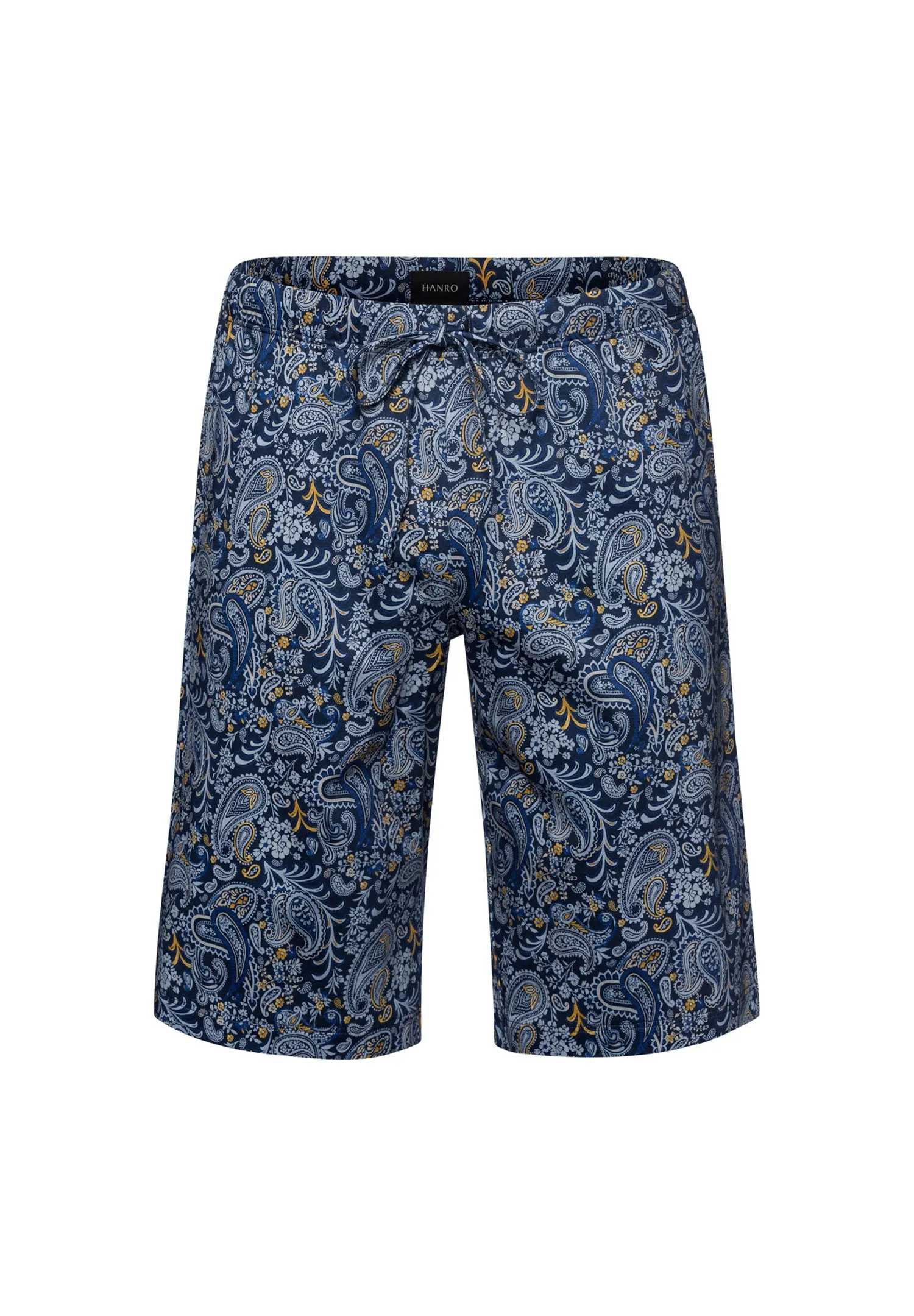 Night And Day Drawstring Cotton Shorts | Aquarelle Paisley 75513-2884