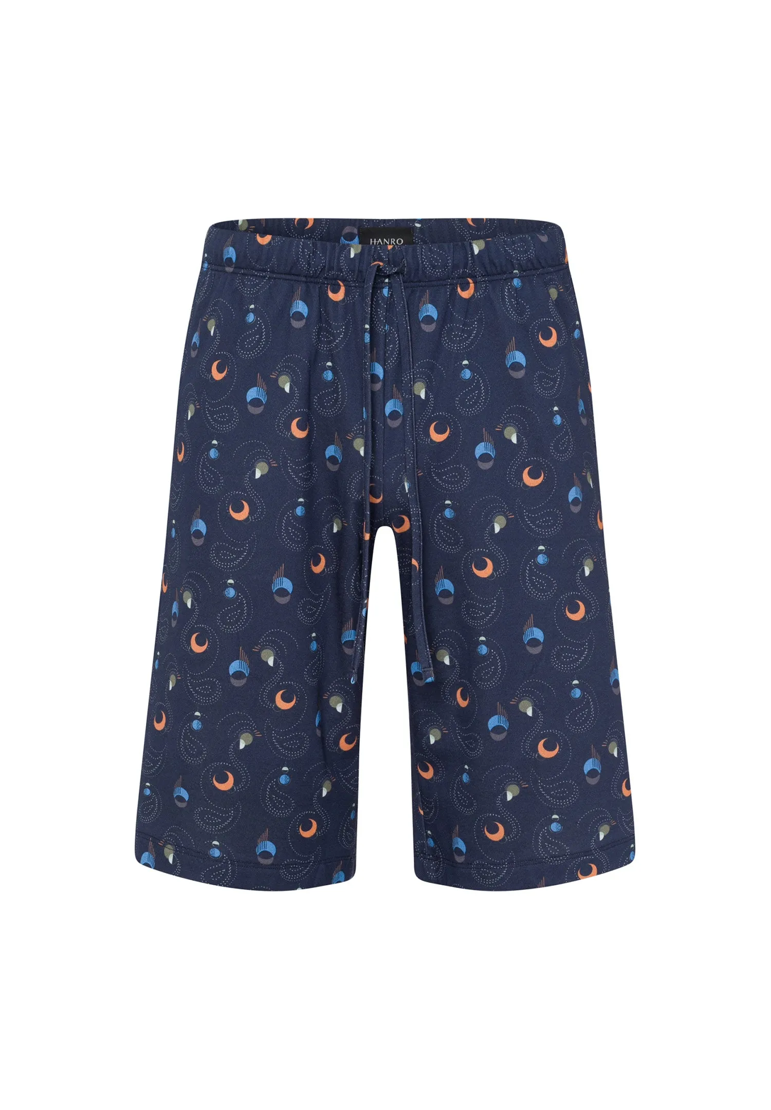 Night And Day Drawstring Cotton Shorts | Galaxy Print 75513-2350