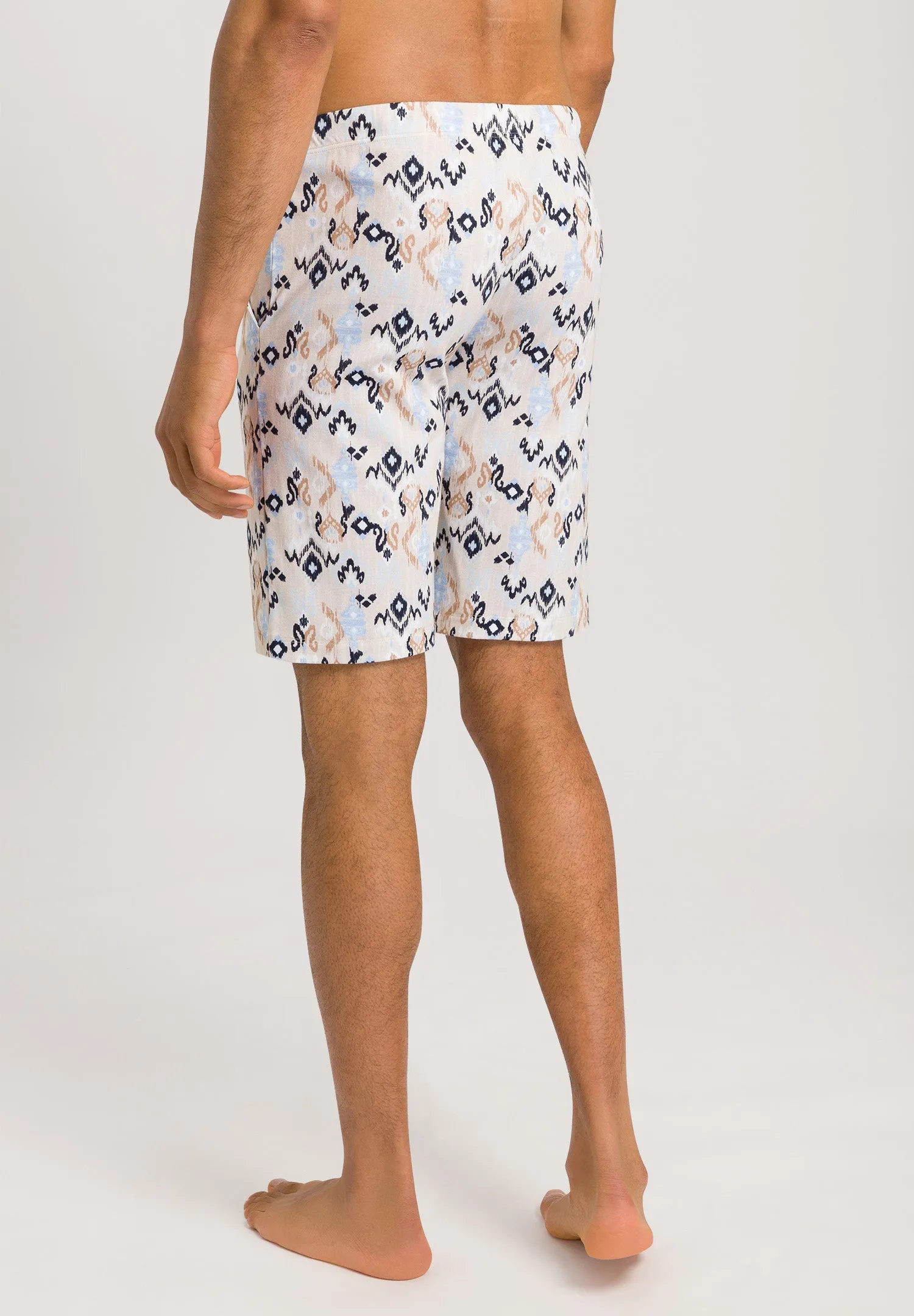 Night And Day Drawstring Cotton Shorts | Gradient Print 75513-1253
