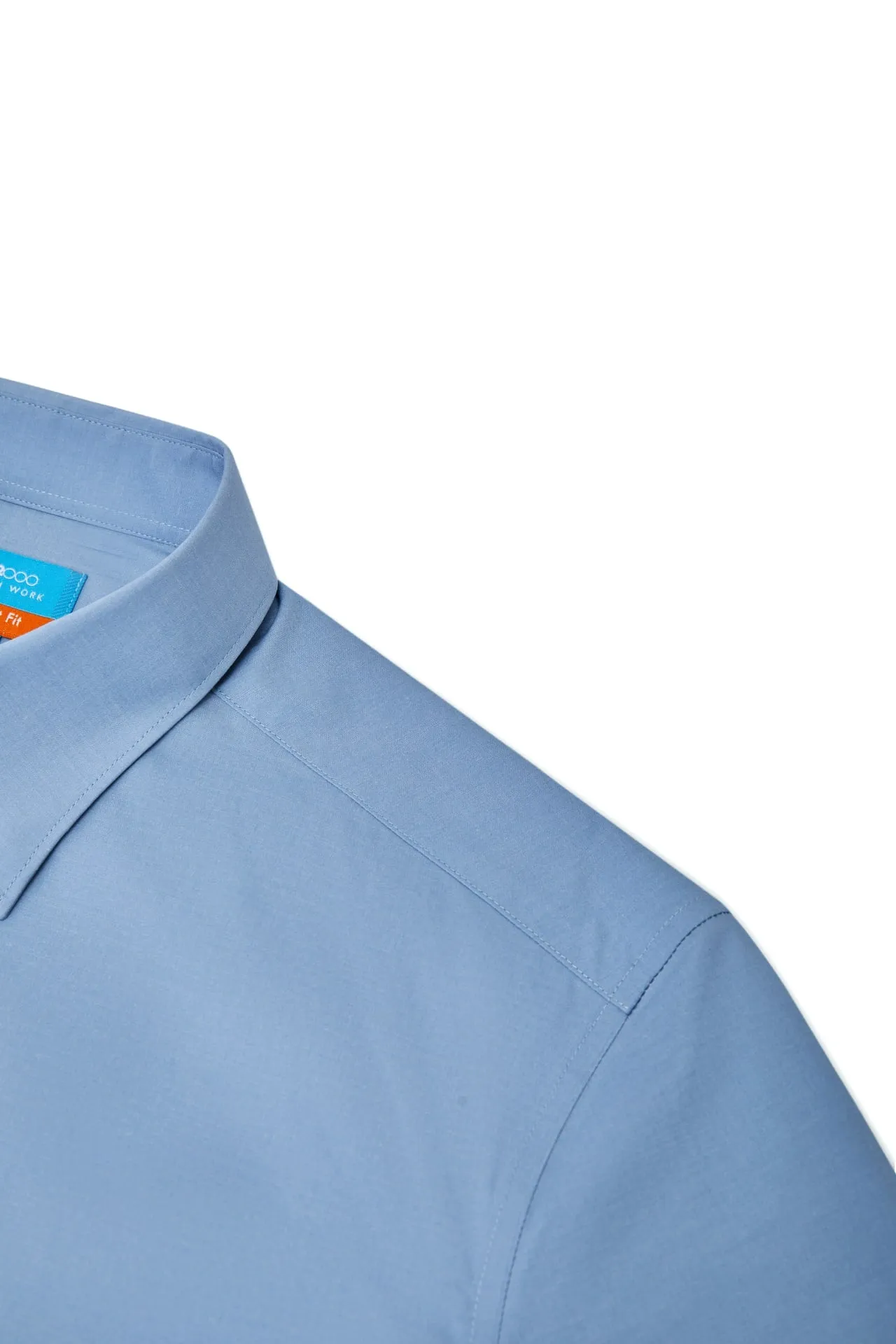 Non-Iron Easy Care Smart Fit Poplin Short Sleeve Shirt