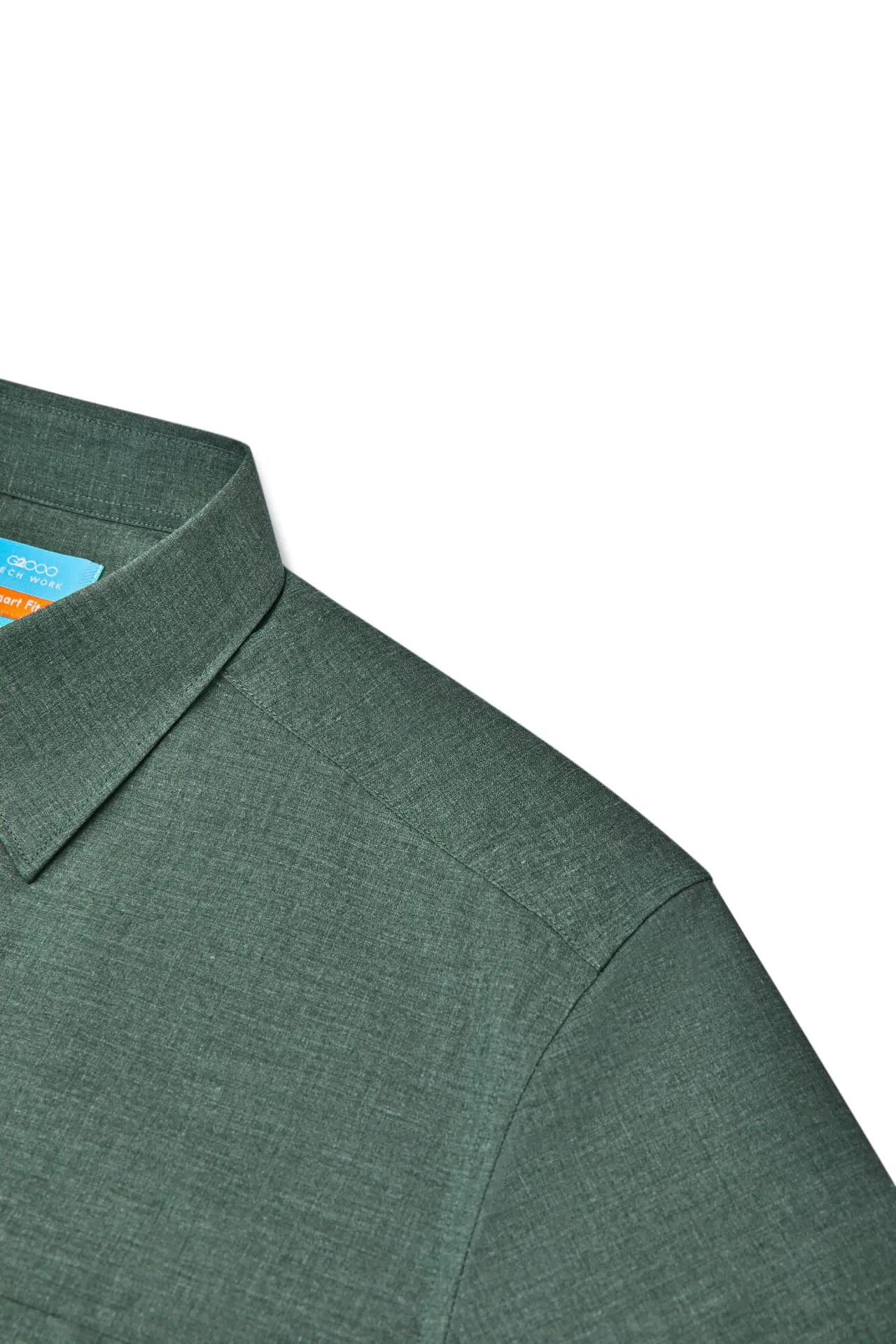 Non-Iron Easy Care Smart Fit Poplin Short Sleeve Shirt