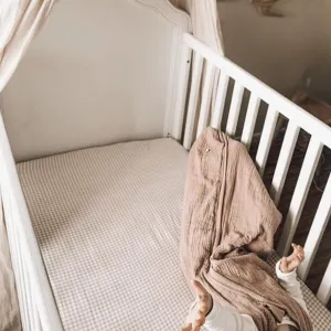 Organic Nursery Linen - Gingham