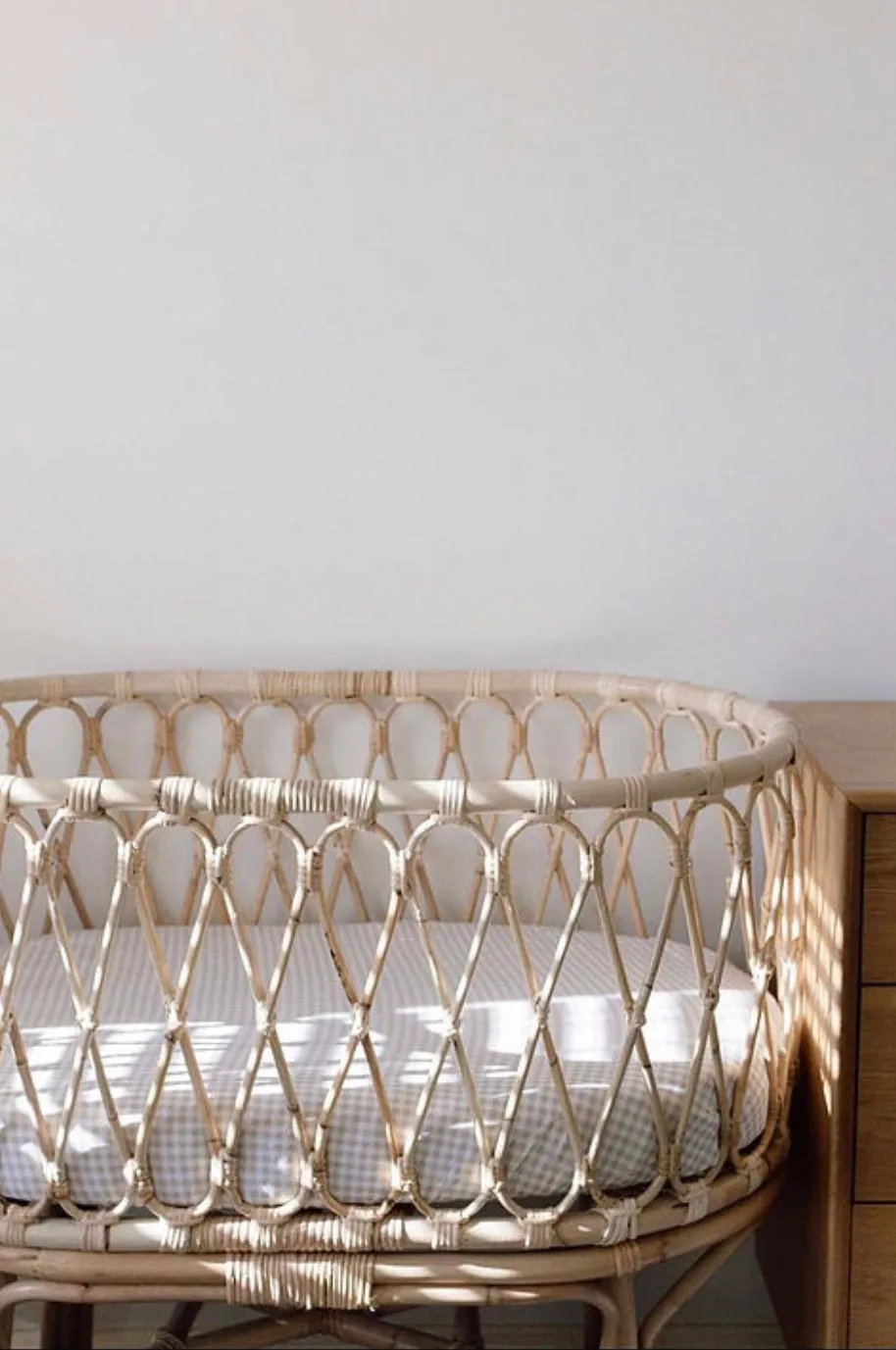 Organic Nursery Linen - Gingham