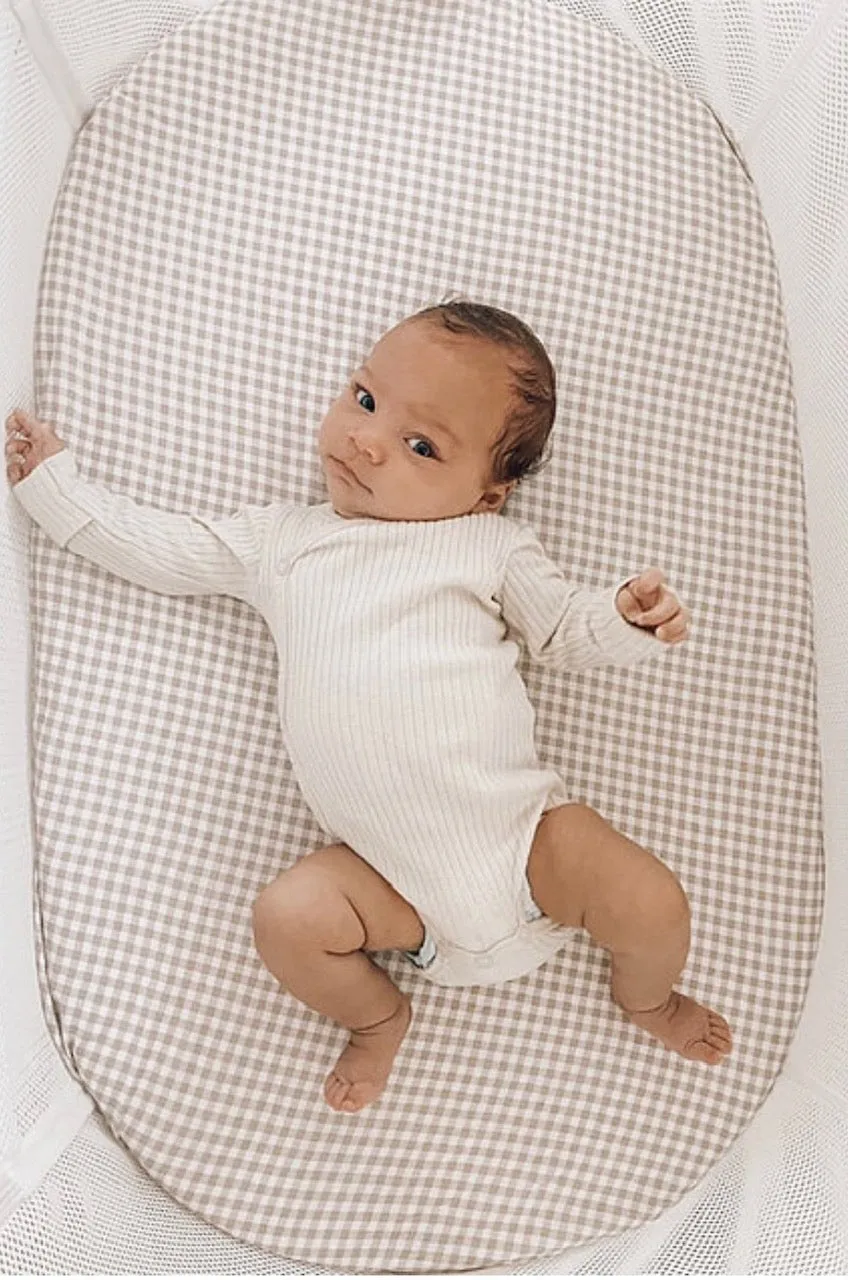 Organic Nursery Linen - Gingham