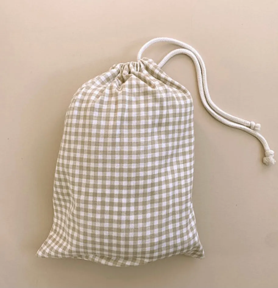 Organic Nursery Linen - Gingham