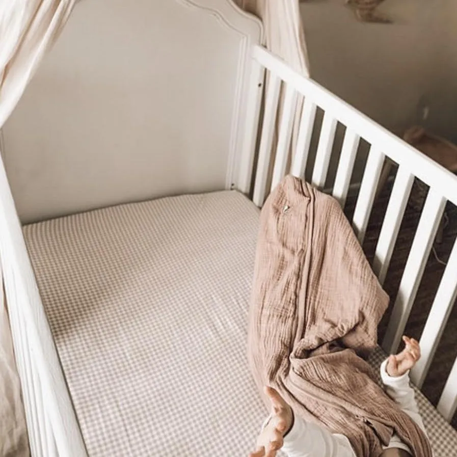 Organic Nursery Linen - Gingham
