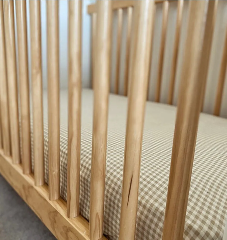 Organic Nursery Linen - Gingham