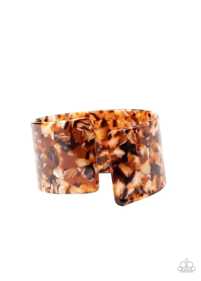 Paparazzi Bracelet ~ Haute Hustle - Brown