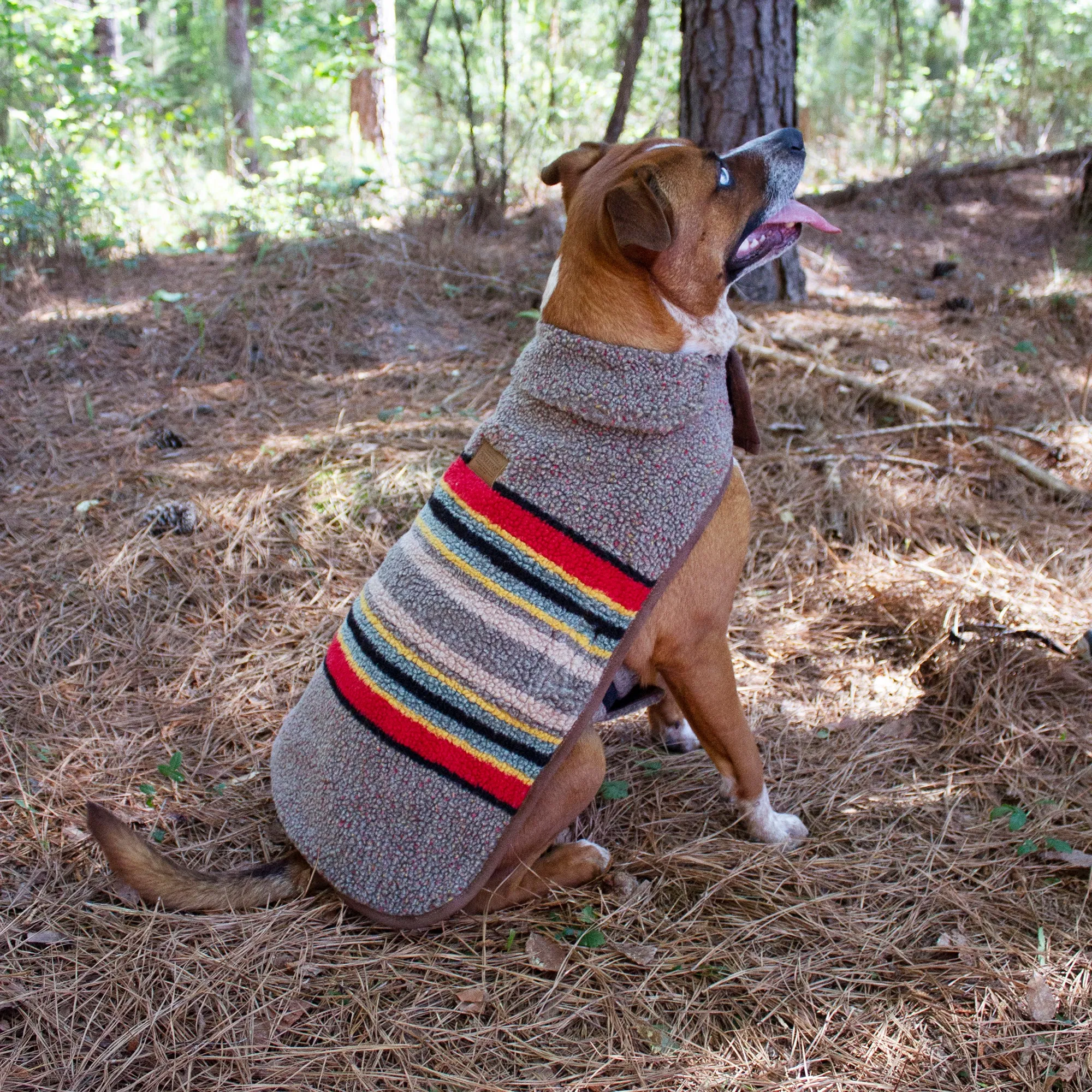 Pendleton Dog Coat Yakima Vintage Camp in Umber