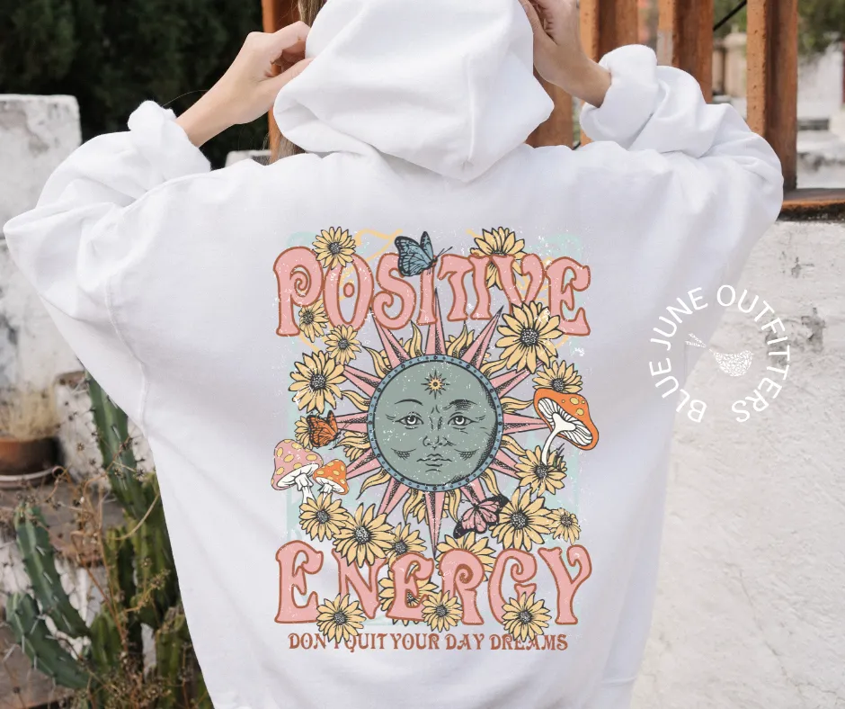 Positive Energy | Groovy Retro Sunshine Hoodie