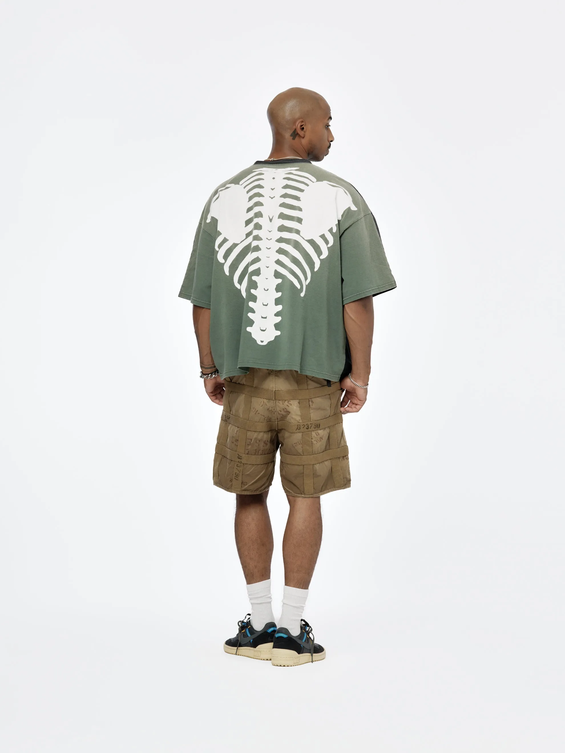 Prison Craft Tattersall Remake Shorts (Grey/Beige)
