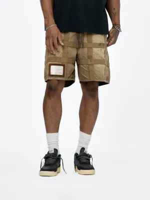 Prison Craft Tattersall Remake Shorts (Grey/Beige)