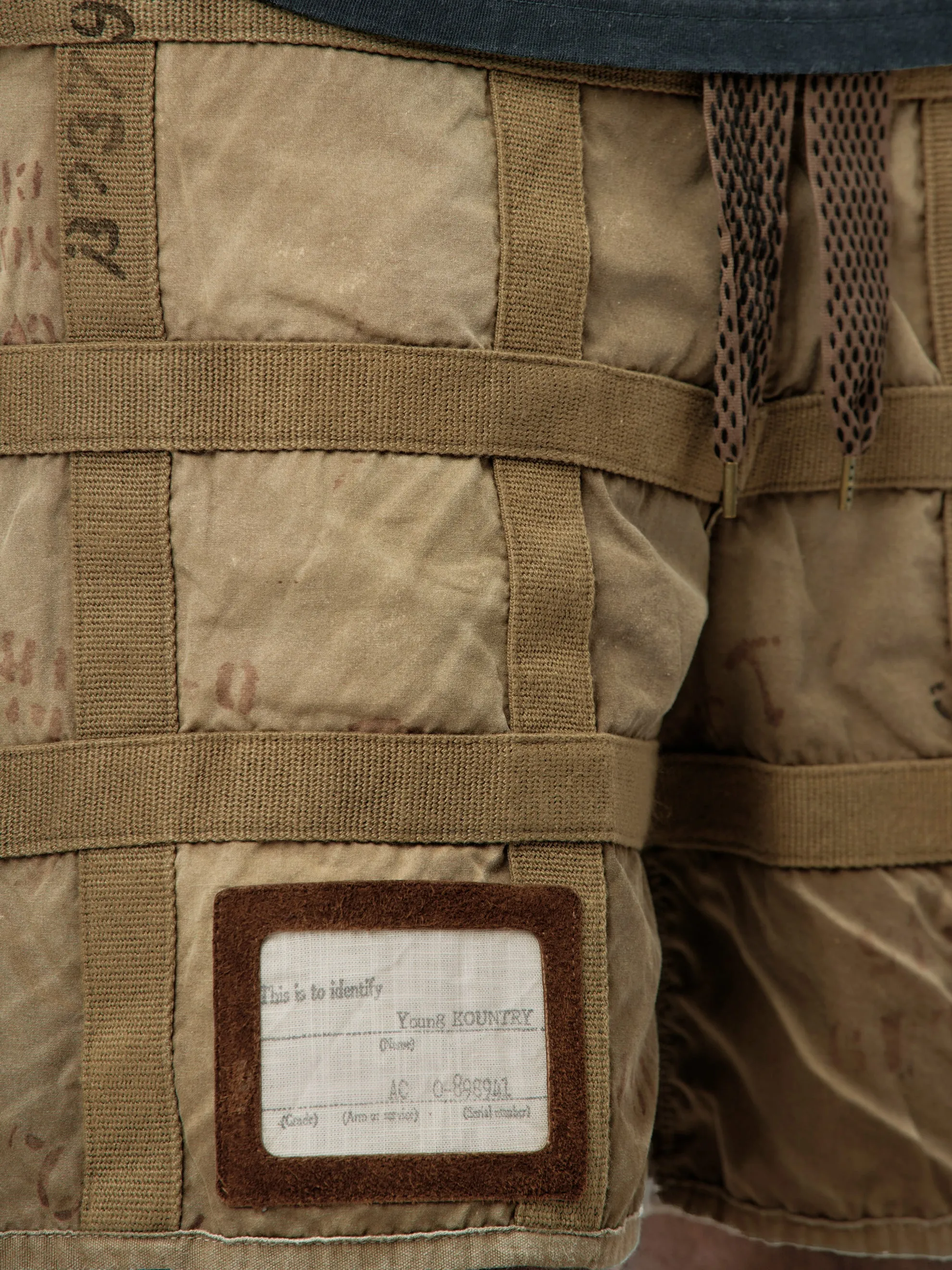 Prison Craft Tattersall Remake Shorts (Grey/Beige)