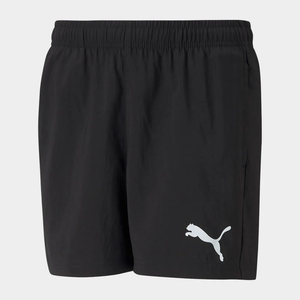 Puma Kids Active Woven Shorts Black/White _ 182004 _ Black