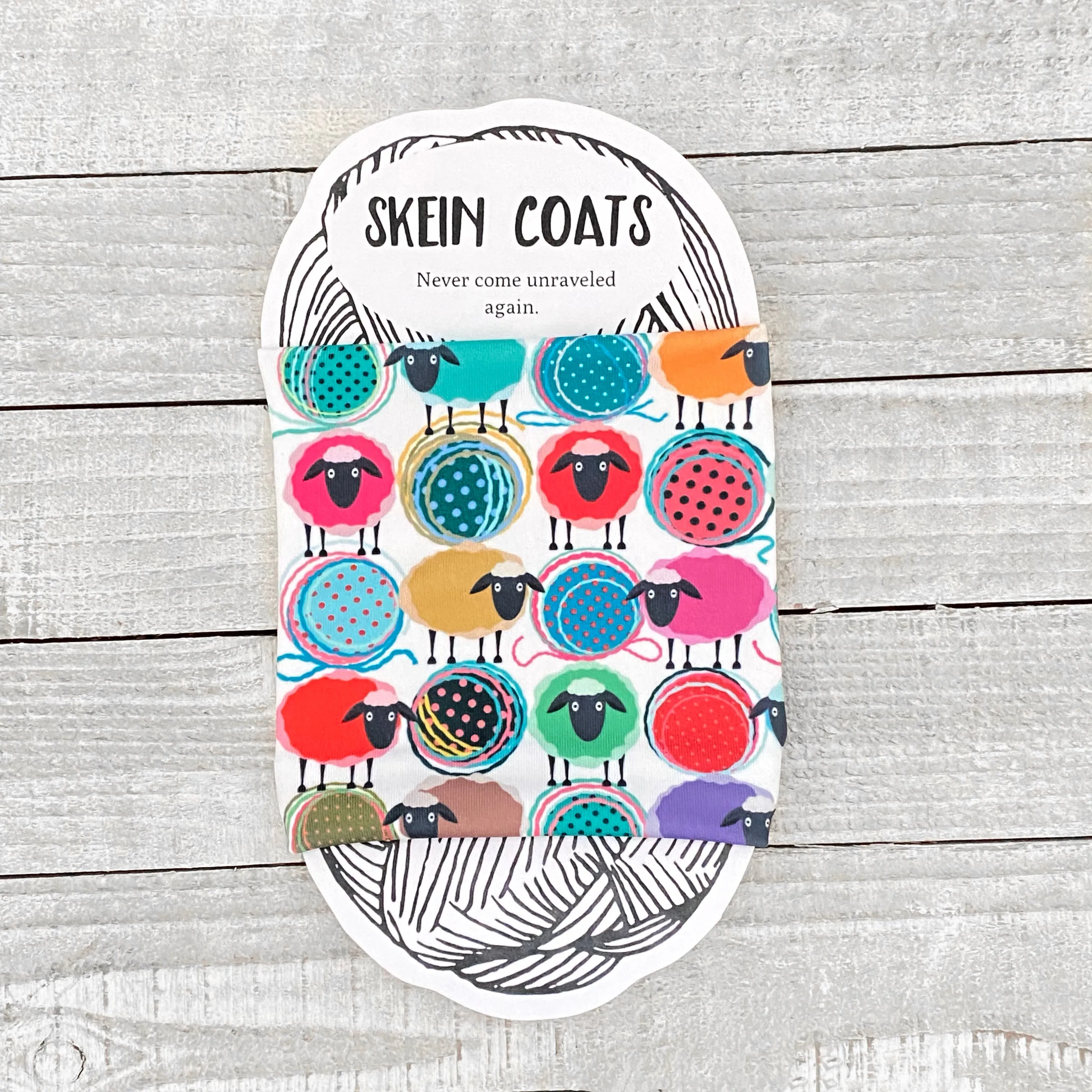 Rainbow Sheep Skein Coat