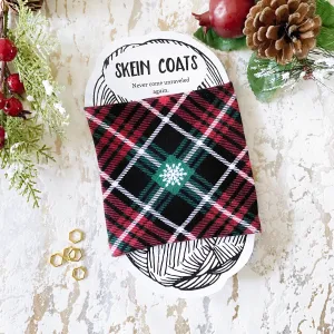 Red & Green Christmas Plaid Skein Coat
