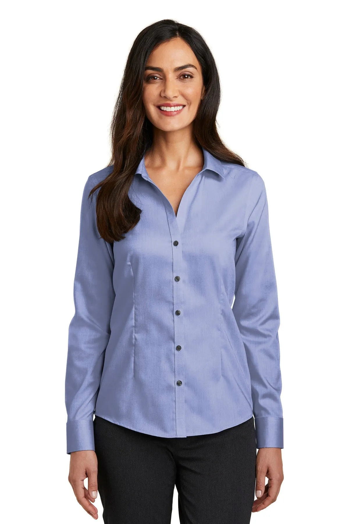 Red House®  Ladies Pinpoint Oxford Non-Iron Shirt. RH250