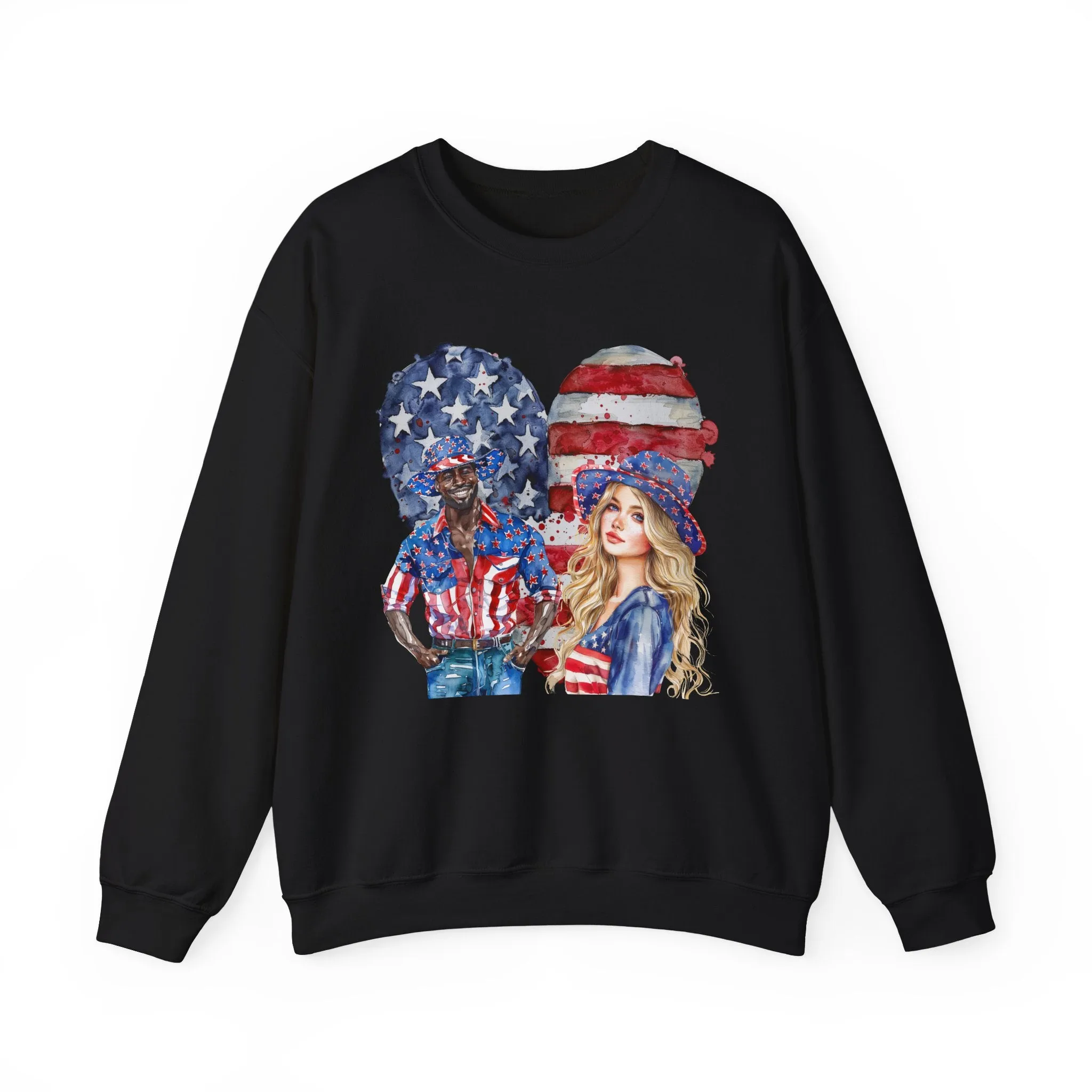 Red, White & Love Sweatshirt | Unisex