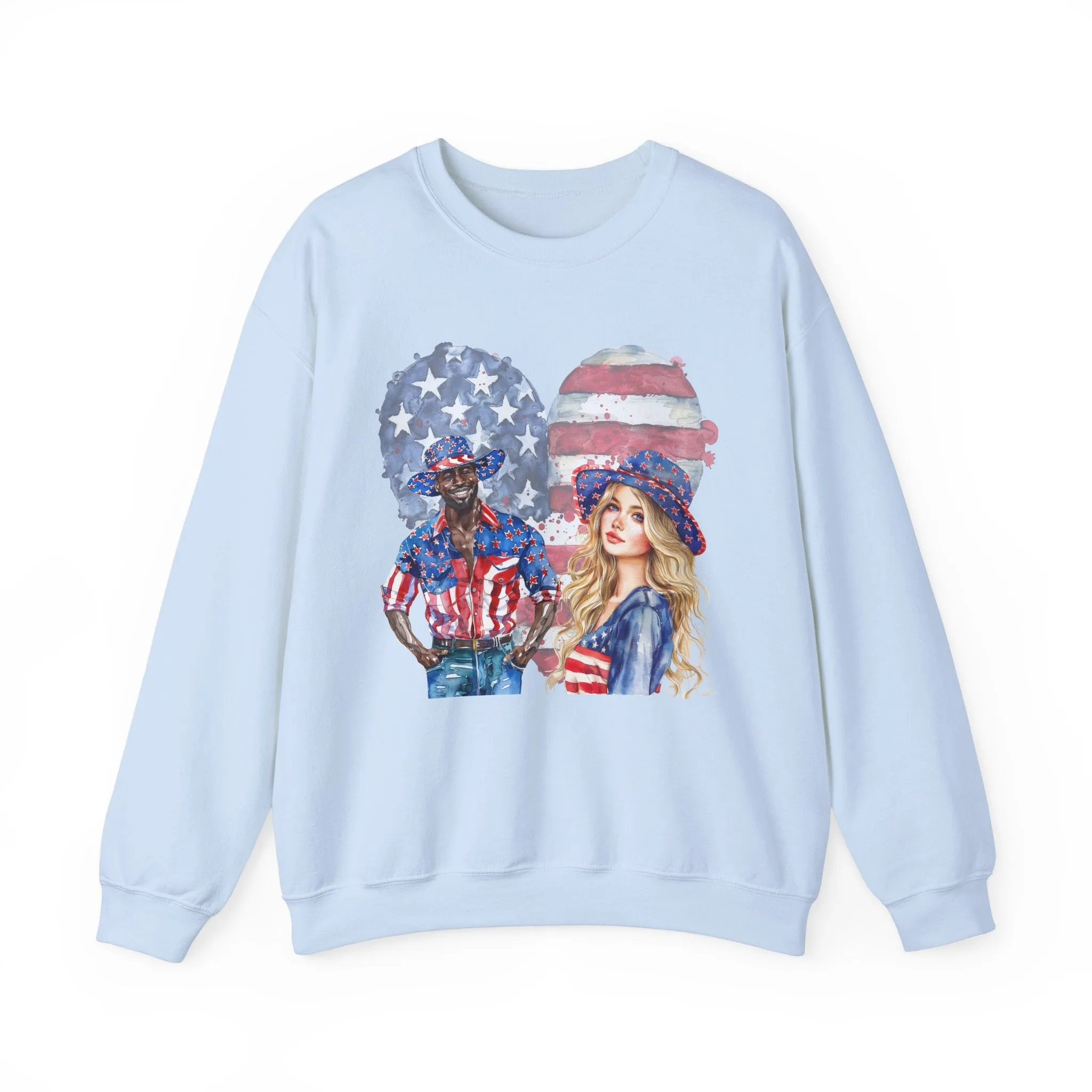 Red, White & Love Sweatshirt | Unisex