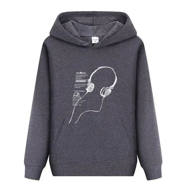 RFBear Brand 2017 men cotton Hoodies sweatshirt Solid color Print trend comfortable pullover coat  warm Clothes Autumn and Winte