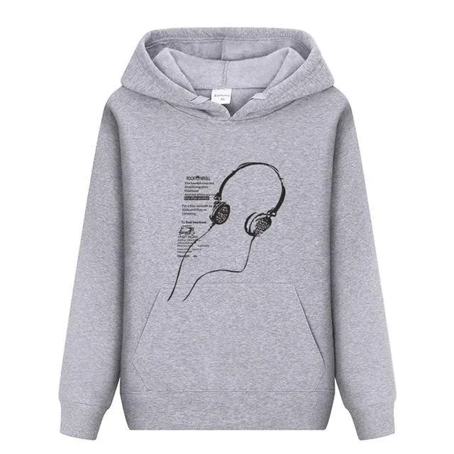 RFBear Brand 2017 men cotton Hoodies sweatshirt Solid color Print trend comfortable pullover coat  warm Clothes Autumn and Winte
