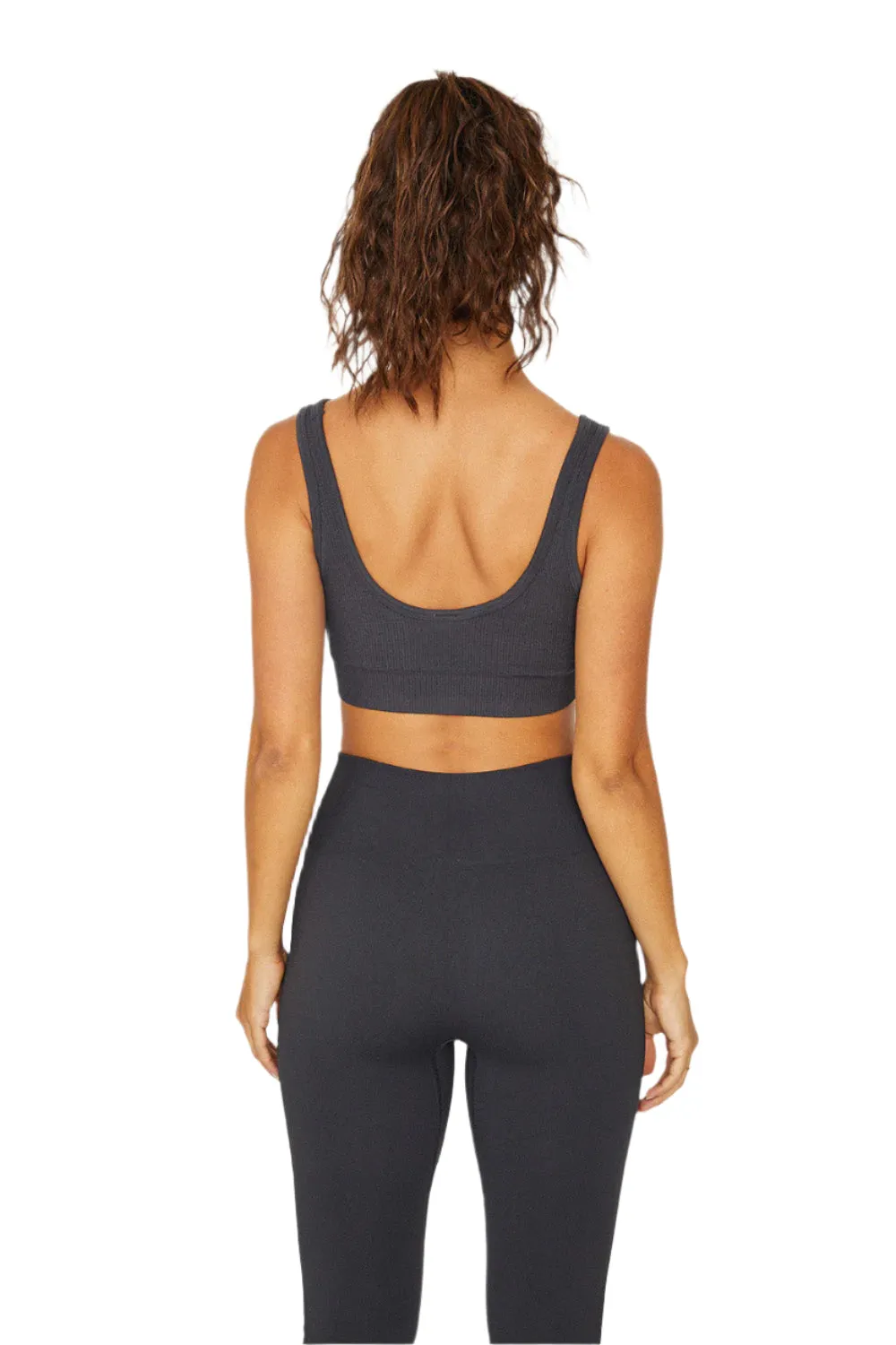 Sage V-Neck Seamless Bra
