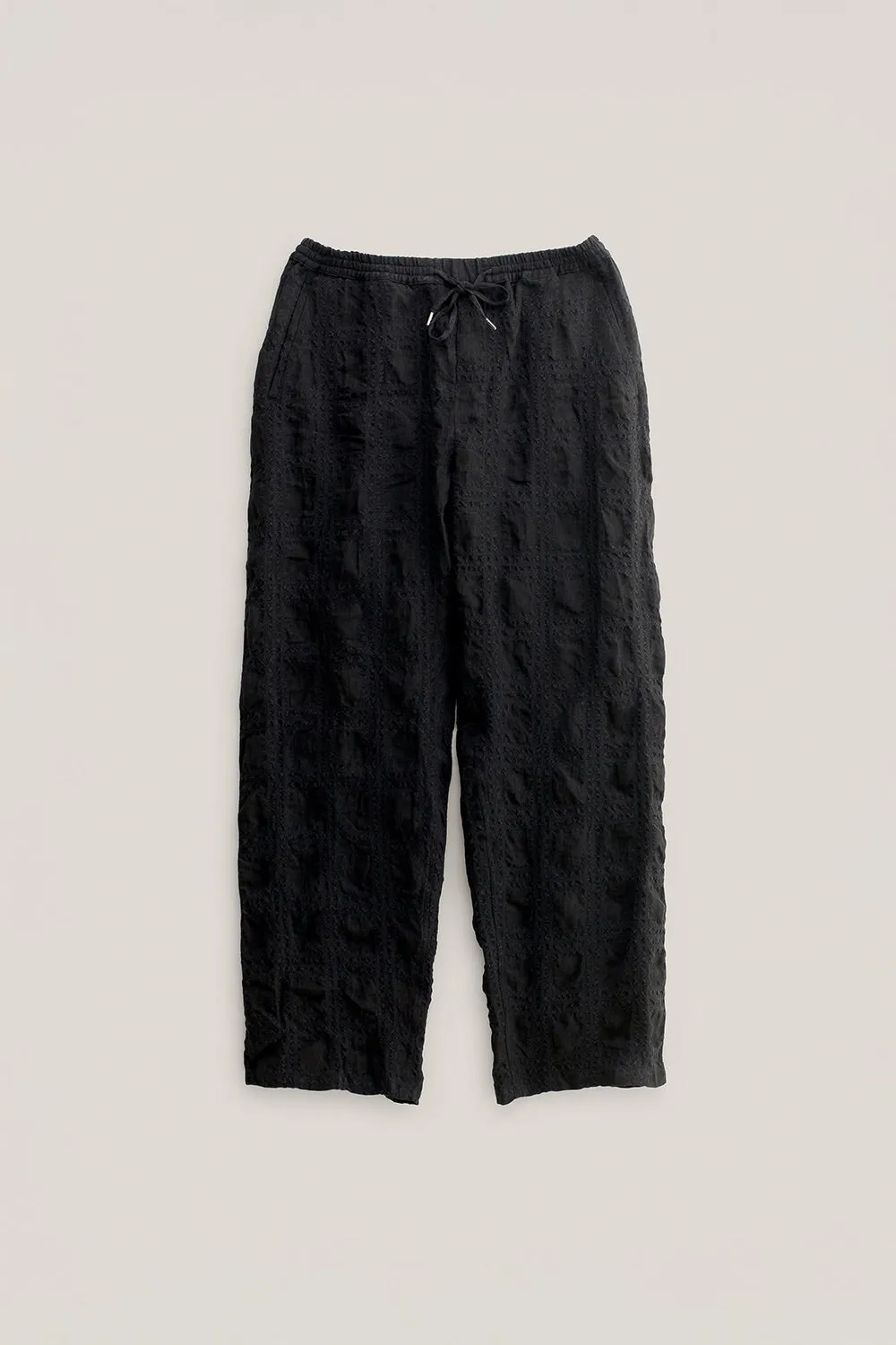 Samurai Trousers Faded Black Seercheck