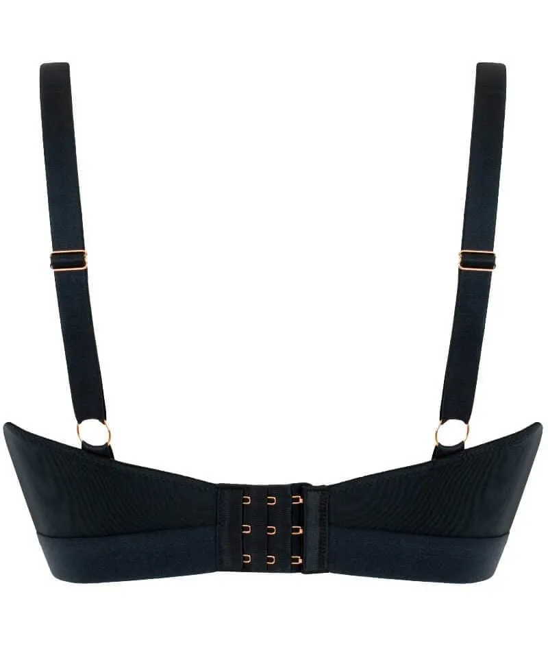 Scantilly Indulgence Wire-Free Bralette - Black/Latte