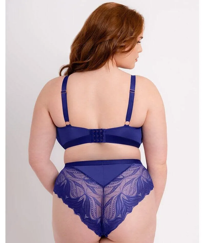 Scantilly Indulgence Wire-free Bralette - Ultraviolet Blue