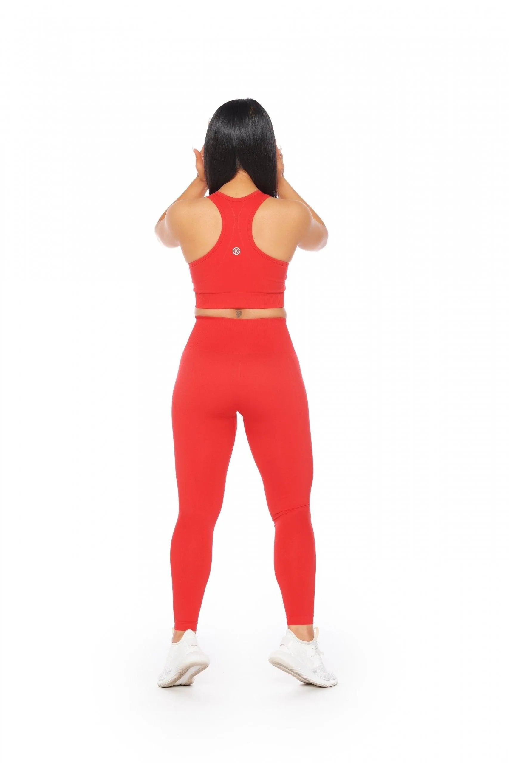 Seamless Sports Bra - Candy Red