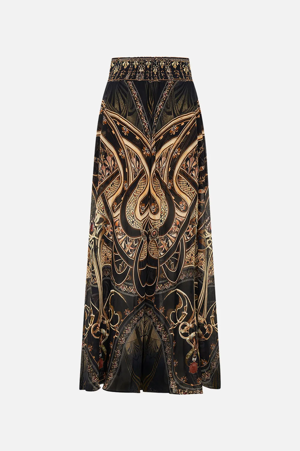SHEER WIDE LEG PANT NOUVEAU NOIR