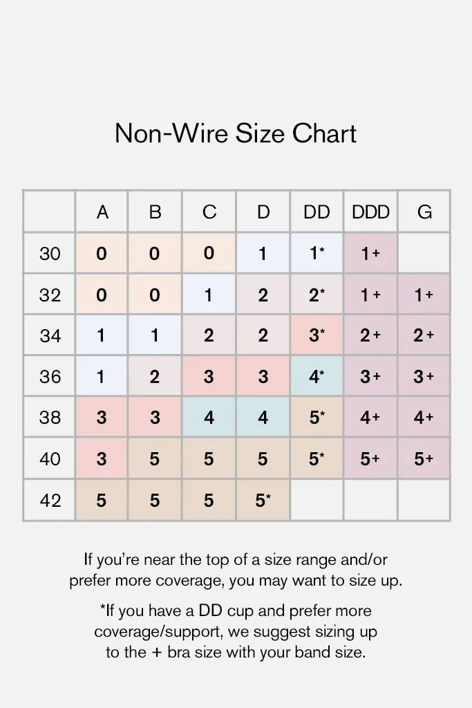 Sieve Non-Wire Bra in White